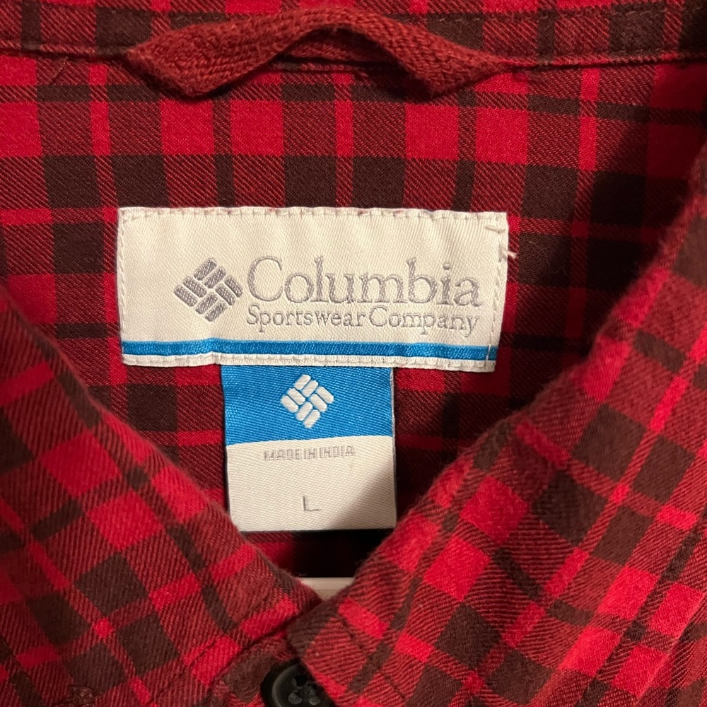 Men’s Plaid Columbia Button Down Shirt